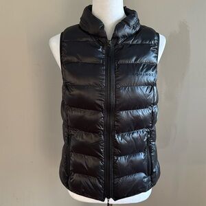 Coatology New York Equinox‎ Selfpak Black Vest Hoodie Lightweight Pockets Size M
